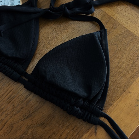 DOUBLE STRAPPED DETAIL HALTER BIKINI TOP #0344 - Picture 5 of 7